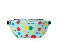 YFSGDLBN Twister - Marsupio a tracolla con stampa a pois, Nero , Taglia unica