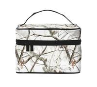 YFSGDLBN White Tree Camo Printed Cosmetic Bag Storage Bag Makeup Bag