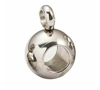 YFSHC 10 pezzi distanziatori in acciaio inossidabile con ciondoli, fermagli color oro, per gioielli fai da te, foro 2-4,0 mm, perline in acciaio A-8,5x6x3,0 mm