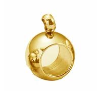 YFSHC 10 pezzi distanziatori in acciaio inossidabile con ciondoli, fermagli color oro, per gioielli fai da te, foro 2-4,0 mm, perline-A-oro-9x6,5x4,0 mm