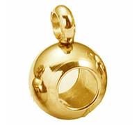 YFSHC 10 pezzi distanziatori in acciaio inossidabile con ciondoli, fermagli color oro, per gioielli fai da te, foro 2-4,0 mm, perline-A-oro-8,5x6x3,0 mm