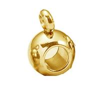 YFSHC 10 pezzi distanziatori in acciaio inossidabile con ciondoli, fermagli color oro, per gioielli fai da te, foro 2-4,0 mm, perline-A-oro-8,5x6x3,5 mm