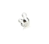 YFSHC Un paio di fermagli in argento sterling 925, fermagli in filo d'argento massiccio, ganci per perle e perline per la creazione di bracciali e collane, accessori predefiniti