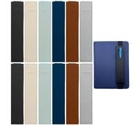 YFTRFR 12 Pezzi Custodia Protettiva per Penna Stilografica in Pelle Elastica Legato per Quaderni Agende e Raccoglitori Utilizzati per Ufficio e Casa Staccabile Accessorio Scolastico Raccoglitori