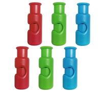 YFTRFR 6 clip riutilizzabili in plastica per sacchetti di alimenti, da spremere per patatine fritte di pane, chiusure a pressione per chiudere la spesa, leggere e resistenti, multicolori, morsetti per