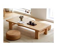 YFWOKSL Tavolo Tatami, tavolino da caffè in Legno massello in Stile Giapponese, Tavolo Tatami in Legno, Tavolo Basso Zen, Tavolo da Pavimento Lungo, Tavolo da tè da Balcone con Piano Impermeabile e