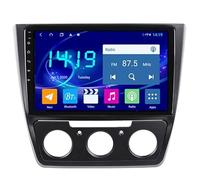 YFYANFEI Autoradio 2 DIN Bluetooth per Skoda Yeti 2009-2014 Plug-And-Play 9 Pollici HD Touch Screen Auto Radio Supporto Controllo del Volante modalità Specchio Telecamera,8 Core 4G+WiFi 2G+32G