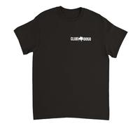 YFYCTTYL Club Dogo Print Front & Back T-Shirt Black XL