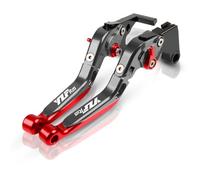YFYFY per Yamaha YZF-R125 YZF R125 R 125 2008 2009 2010 2011-2021 Moto Regolabile Freno Leve di Frizione Manubrio Grip YZF R125 Sostituire(Red 2)