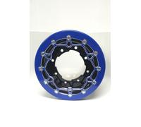 YFZ 450 450R Anteriore Ruote 10x5 9x8 Crusher alba racing Opaco BL41