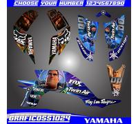 YFZ450 2003 2004 2005 2006 2007 2008 Kit decalcomanie grafiche Yamaha adesivi