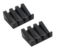 Ygapuzi 2 Pezzi Dispenser di sapone in silicone con doccia drenante a cascata obliqua porta sapone vassoio per una facile pulizia del lavandino Accessori da bagno Cucina Tappetini sapone (Nero)