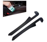 Ygapuzi Riempimento universale della fessura del sedile dell'auto, 2 pezzi di striscia per riempire la fessura tra il sedile e la console centrale per impedire che le cose cadano per auto (Nero)
