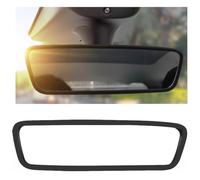 Ygapuzi Telaio protettore dello specchietto retrovisore dell'auto, Silicone Auto interno specchio retrovisore copertura bordo protettivo Trim Cover compatibile con il modello 3 / Y Accessori (Nero)