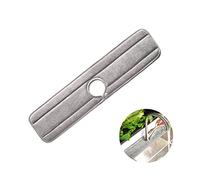 Ygapuzi XL Tappetino assorbente per rubinetto in microfibra,Tappetino per lavello rubinetto della cucina Raccogligocce e schizzi con chiusura a scatto,lavabile riutilizzabile,23x5,9pollici (Grigio)