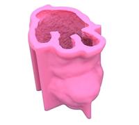 YGBWAOV 1 Pz Stampo per Cani, Stampo per Candele in Silicone per Cani 3D Stampo per Sapone per Cuccioli Carino Sapone Morbido Fatto A Mano Rosa Decorazioni per Ornamenti per la Casa Fai da Te