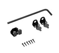 YGBWAOV 1 Set di Chiavistelli per Cancelli Esterni per Recinzioni e Porte - Lucchetto di Sicurezza per Impieghi Gravosi da 12 Pollici