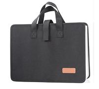 YGBWAOV 13 Tasche Expander Cartella Portadocumenti Organizer per Documenti con Manico capacità Formato A4 Organizer per File Un Fisarmonica Nero