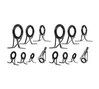 YGBWAOV 14PZ/Set Guide per da Pesca Tip Fish 5-18Mm Dia Pole Kit di Riparazione Anelli Occhi Set