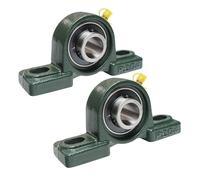 YGBWAOV 2 Confezioni di Cuscinetti A Sfere Montati su Supporto UCP204-12 - Foro da 3/4 di Pollice - Base In Ghisa - Autoallineanti