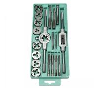 YGBWAOV 20 Pezzi Utensili Manuali Set di Maschi per Placcatura, Tappi Filettati, Maschi per da 1/16 Pollici A 1/2 Pollici M3-