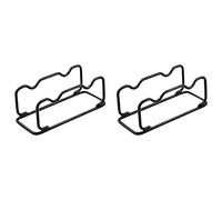 YGBWAOV 2X Piccolo Supporto per Manubri, Supporto per Bilanciere, Supporto per Manubri, Supporto Compatto per Manubri nel Acciaio, Supporto per Bilanciere per Manubri