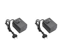 YGBWAOV 2X Trasformatore Convertitore di Tensione da 200 W UE A USA - Trasformatore Riduttore 220 V A 110 V Adattatore da Viaggio Monofase Spina UE