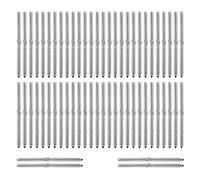 YGBWAOV 30 Paia LeftandRight Mano Discussione per 1/8 di Pollice Ringhiera Delle Scale Deck Ringhiera per Legno Messaggio un Vite Swage