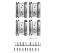 YGBWAOV 4 Pezzi di Cerniere per Porte A Bilico da 3" con Chiusura Automatica per Porte da Caffè, Saloon e Pub. Colore: