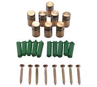 YGBWAOV 8 Set di Distanziali per Pubblicità Fissaggi per Montaggio un Parete per Distanziatori per Appendere La Cornice nel Acrilico (12 X 20 Mm)