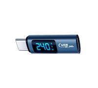 YGBWAOV Adattatore OTG per Display USB 2.0 Adattatore per Display Digitale da 240 W Tipo C Adattatore per Ricarica Rapida OTG Ad Alta Velocità da 40 Gbps Grigio Ardesia