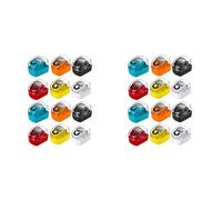 YGBWAOV Contatore un Dito Digitale da 24 Pezzi con LED, Clicker da Banco Colorati un 5 Cifre con Luce un LED, per il Trasporto