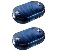 YGBWAOV Dispositivo di Rimozione della Neve per Auto Elettromagnetico Anti-Gelo, 2 Pezzi, Interferenza Molecolare Elettromagnetica Portatile A Energia Solare.