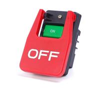 YGBWAOV Interruttore di Sicurezza On/Off A Doppia Tensione 120V/230V Monofase con Grande A Forma di Segnale di Stop, Contatto Facile per Seghe A Legno, Utensili Elettrici, Spegnimento Rapido.