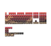 YGBWAOV Keycaps PBT Semi-Trasparenti con Sfumature -e e Incisioni Laterali per Tastiere Meccaniche da 60/84/98/108