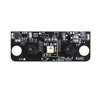 YGBWAOV Modulo di Riconoscimento Facciale AI Intelligente HLK-FRM1213 Telecamera Binoculare IR Infrarossa 3D Rilevamento di Vitalità Occhio di Gatto Visibile