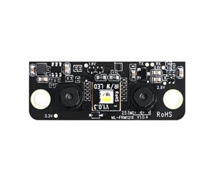 YGBWAOV Modulo di Riconoscimento Facciale AI Intelligente HLK-FRM1213 Telecamera Binoculare IR Infrarossa 3D Rilevamento di Vitalità Occhio di Gatto Visibile