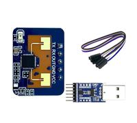 YGBWAOV Modulo Sensore di Presenza Corporea 24G LD2410C Radar A Onde Millimetriche Sensore di Comodità Multifunzione Intelligente Contatto, B Durevole Facile da Installare