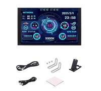 YGBWAOV per Display Intelligente Turing da 5,2 Pollici IPS Type-C con Interfaccia USB per Monitoraggio CPU, GPU e RAM, Secondo Schermo B.