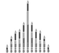 YGBWAOV Punta per Trapano Elettrico Compatibile 11pcs Bit Driver Set K5 A Impatto A Impatto Bit Antiscivolo Denti Magnetici Ficcanaso