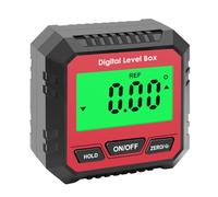 YGBWAOV Scatola Smussata Universale 90 Gradi Mini Goniometro Digitale Elettronico Inclinometro Tester Strumento di Misurazione Livello Rosso e Nero