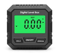 YGBWAOV Scatola Smussata Universale 90 Gradi Mini Goniometro Digitale Elettronico Inclinometro Tester Strumento di Misurazione Livello Nero