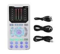 YGBWAOV Scheda Audio Professionale con Cambiatore di Voce, 16 Effetti Sonori, per Streaming Live, Gaming e Studi di Registrazione Telefonica.