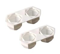 YGBWAOV Stampo per Candele A Forma di Palla di Diamante Magic Ball Stampo per Mousse al Cioccolato A Forma Geometrica Kit per La Creazione di Fondente B