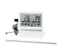 YGBWAOV Termometro Digitale da Cucina per Misurare La Temperatura Degli Alimenti A Base di Carne, per Forno, Barbecue, Grill, Funzione Timer con Misuratore di per La Cottura B