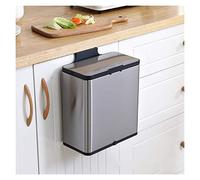 YGCBL Cestino, Cestino Portatile Bin Cucina, Cucina Appesa a Parete Domestica Appeso Cucina Creativa Cabinet Scarto Porta Cabinet Appeso a Parete Appesa con Coperchio,A-3L.