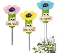 YGCHEN Abbeveratoio per Insetti, Stazione di Irrigazione per Api a Forma di Fiore, Bicchieri per Farfalle da Giardino, Insect Drinkers, Decorazioni per il Giardino