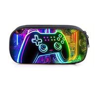 YGCHEN Astuccio Gamer a Forma di Controller, Grande Astuccio per Bambino, Borsa per Cancelleria a Tema Videogiochi, Borsa Portaoggetti Portatile, Ideale per Scuola e Regalo di Compleanno