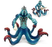 YGCHEN Polpo Figure, Figurine Mostro di Polpo, Giocattolo di Polipo con Arma, Giocattoli di Animali Marini, Figura Polipo Animale, Bambini Compleanno Regalo