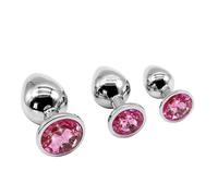YGDC- Articolo Comodo Per Donna Rosa Da 3 Pezzi In Camera Da Letto Anal Plug - 0we8wure